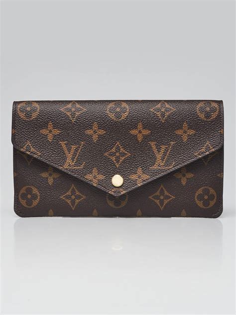 LOUIS VUITTON Monogram Jeanne Wallet Fuchsia.